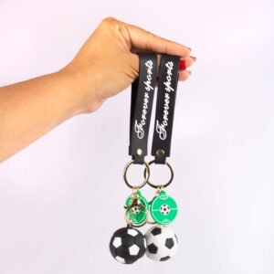 Llavero deportivo balón de fútbol