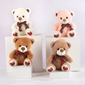 Oso de Peluche con Corazón Bordado 24 cm