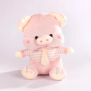 Peluche Cerdo con Corbata 30 cm