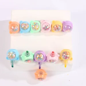 Set de Resaltadores Apilables Forma de Burbuja con Estrellas