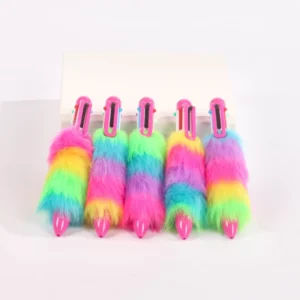 Bolígrafo Decorativo con Peluche Multicolor