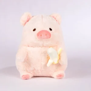Peluche Cerdo con Banana 25 cm