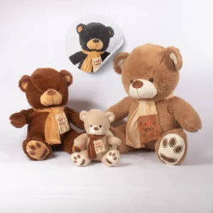 Peluche Oso Bufanda Extragrande 80 cm