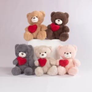 Peluche Oso con Corazón Decorativo 22 cm