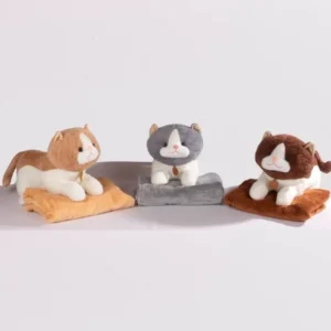 Peluche Gato con Cobija  45cm
