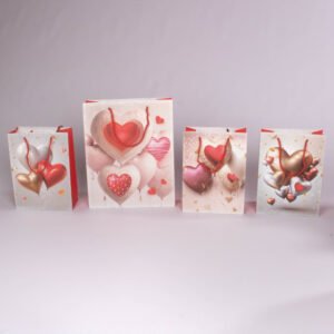 Bolsa de Regalo Corazones  (M) 26*32*10 cm