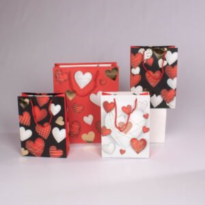 Bolsa de Regalo Corazones (M) 26*32*10 cm