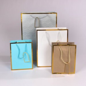 Bolsa de Regalo Recuadro Dorado (L) 44*31*12 cm
