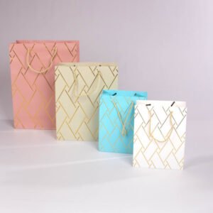 Bolsa de Regalo con Grabados Dorados (L) 40*30*12 cm