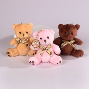 Llavero Peluche Oso Corbatín 11 cm