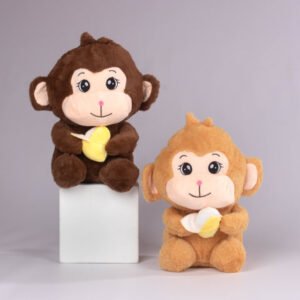 Peluche Mico Banano 28 cm