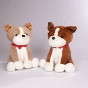 Peluche Perro Moño 35 cm