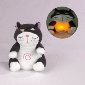 Peluche Gato que Respira  Gruñón 23 cm