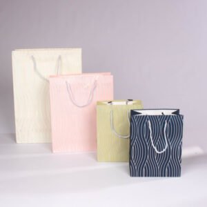 Bolsa de Regalo con Grabados Plateados (L) 30*41.5*12 cm