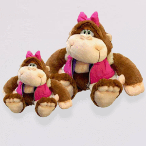 Peluche Gorila Simone Café con Chaleco Mediana 28 cm