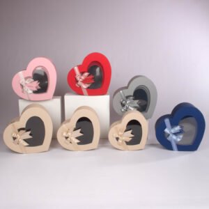 Caja de Regalo Corazón x3 en 5 Colores