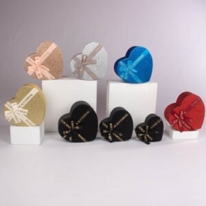 Caja de Regalo Corazón x3 en 6 Colores