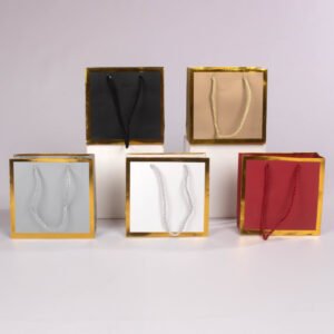Bolsa de Regalo Recuadro Dorado (XS)