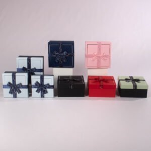 Set de Cajas x3 con Moño Decorativo