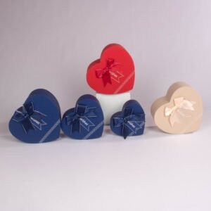 Caja de Regalo Corazón x3 en 3 Colores