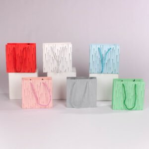 Bolsa de Regalo con Grabados Plateados (XS) 14*15*6 cm