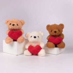 Peluche Oso con Corazón 18 cm