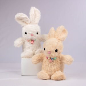 Peluche Conejo con Collar 30 cm