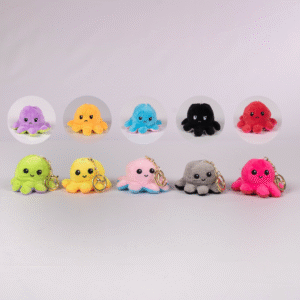 Llavero Pulpo Reversible 9 cm