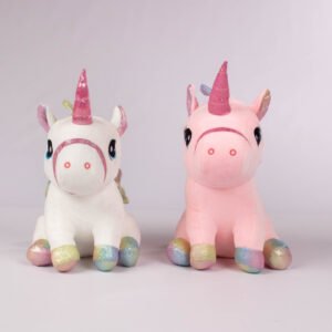 Peluche Unicornio Brillante 24 cm