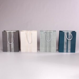 Bolsa de Regalo Grabados Plateados (S) 18*23*10 cm