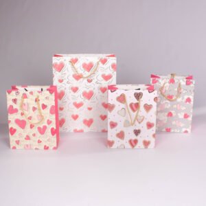 Bolsa de Regalo Corazones (M) 26*32*10 cm