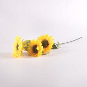 Ramo Decorativo de Girasoles Artificiales x 3 Flores