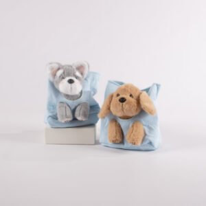 Peluche Perro en Bolsa Decorativa 23 cm