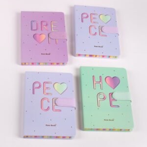 Agenda Cuaderno Diseño Letras Pastel 13*19 cm