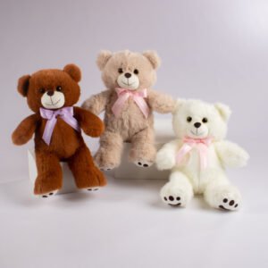 Peluche Oso con Moño Clásico 35 cm