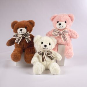 Peluche Oso con Moño Decorativo 25 cm