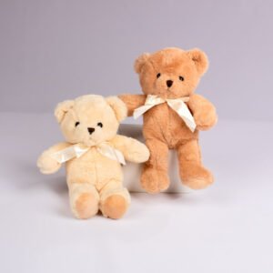 Peluche Oso Clásico con Moño 27 cm