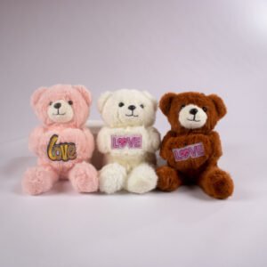 Peluche Oso con Letrero “LOVE” 25 cm