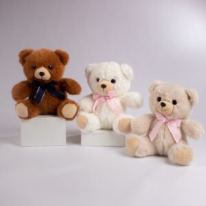 Peluche Oso con Moño Clásico 25 cm