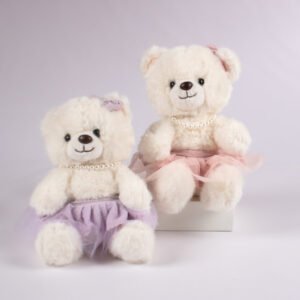Peluche Oso con Vestido 23 cm