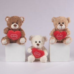 Peluche Oso con Corazón “LOVE” 20 cm