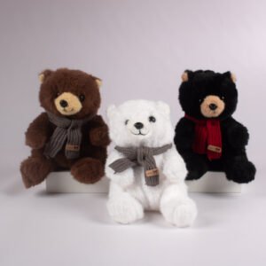 Peluche Oso con Bufanda 22 cm