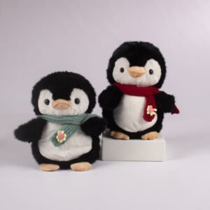 Peluche Pingüino con Bufanda 22 cm
