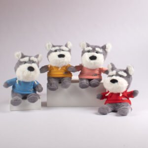 Peluche Schnauzer con Buzo 25 cm