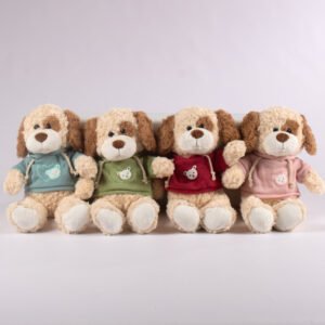 Peluche Perro con Sweater de 25 cm