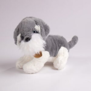 Peluche Perrito Tipo Schnauzer 25 cm
