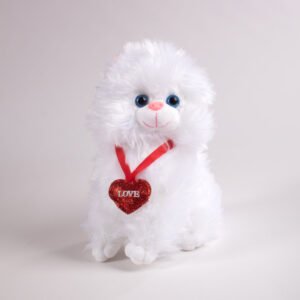 Peluche Gato con Corazón “LOVE” 26 cm