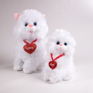 Peluche Gato con Corazón “LOVE” 36 cm