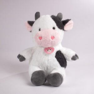 Peluche Vaca con Corazón 33 cm