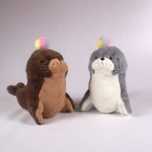 Peluche Foca con Pelota Antiestrés 40 cm